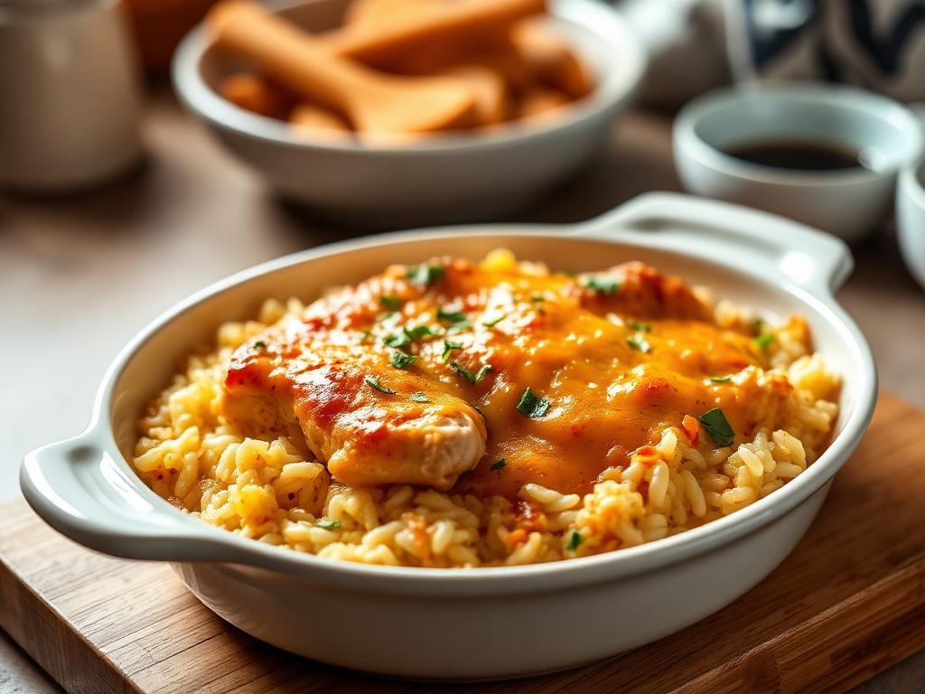 Chicken and Rice Casserole - delicious homemade recipe