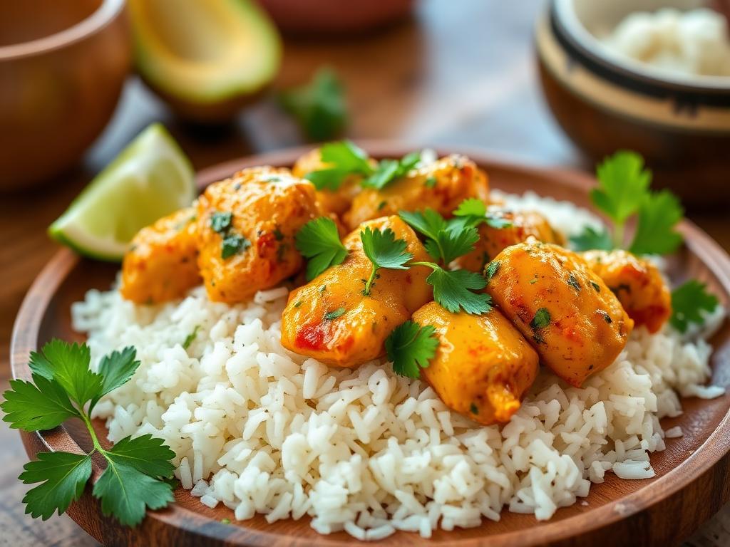 Coconut Chicken Rice - delicious homemade recipe